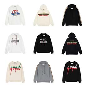 GUCCI New Lightning Letter Printed Casual Sweatshirt-2173  