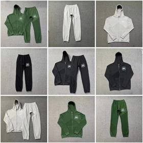 Corteiz hooded pocket zipper casual sweatshirt suit -4419  